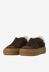 Hogan H705 Leather Low-Top Sneakers Brown HXW7050GB0B-VI5-0R2F