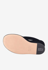 Balenciaga Gaeta 90 Velvet Wedge Sandals Black 876727WCDQ01000_BLACK_70347904