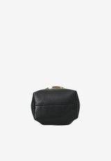 Jimmy Choo Bon Bon Biker Leather Bucket Bag Black BONBON-TYT-BLACK/LIGHT GOLD