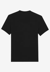 Saint Laurent Cassandre Crewneck T-shirt Black A001BEY38BD1000_NOIR_70348031