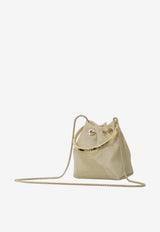 Jimmy Choo Bon Bon Metallic Mesh Bucket Bag Champagne BONBON-WGI-CHAMPAGNE/LIGHT GOLD
