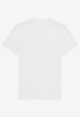Saint Laurent Cassandre Crewneck T-shirt White A001BEY38BD9000_BLANC_70348037