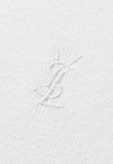 Saint Laurent Cassandre Crewneck T-shirt White A001BEY38BD9000_BLANC_70348037