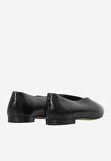 Jimmy Choo Margot Leather Pointed-Toe Flats Black MARGOT FLAT-GUV-BLACK