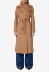 Max Mara Manuela Camel Hair Belted Coat Camel 2621016062600-10562-001