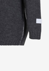 Mélange V-neck Wool Sweater