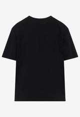 Numeric Label Draped T-shirt