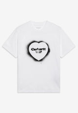 Carhartt Wip Spray Heart T-shirt White I036907CO/T_CARH-02XX