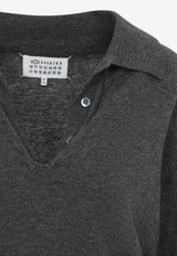 Twist Lambswool Polo Sweater