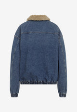 Zip-Up Denim Jacket