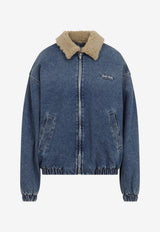 Zip-Up Denim Jacket