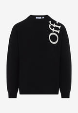 Vertical Bookish Wool Sweater