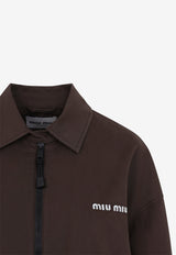 Zip-Up Blouson Jacket
