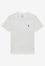 Polo Ralph Lauren Kids Boys Embroidered Pony T-shirt White 323832904035CO/T_POLOR-WHT