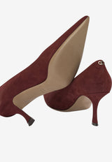 Ferragamo Elydea 70 Suede Pumps Bordeaux 0794863_5fdce5c2-4589-483b-9176-460bb93ddabb