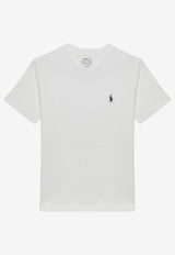 Polo Ralph Lauren Kids Boys Embroidered Pony T-shirt White 322832904035BCO/T_POLOR-WHT