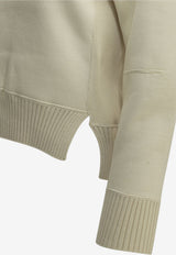 Sacai Crewneck Ribbed Sweater Cream 26-08670151_9d051711-edfa-404f-9bd3-c872f331db72