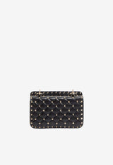 Valentino Rockstud Spike Leather Shoulder Bag Black 9W2B0123NAP0NO_Black_70013827