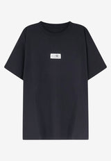 MM6 Maison Margiela Logo Patch Crewneck T-shirt Black SH0GC0071M20258900_BLACK_70013888
