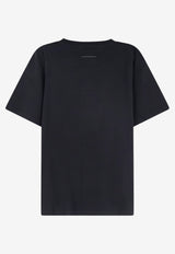 MM6 Maison Margiela Logo Patch Crewneck T-shirt Black SH0GC0071M20258900_BLACK_70013888