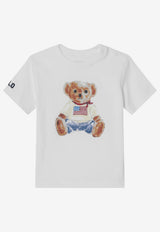 Polo Ralph Lauren Kids Babies Polo Bear Print T-shirt White 320844731001CO/T_POLOR-WHT