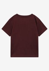 Polo Ralph Lauren Kids Boys Embroidered Pony T-shirt Burgundy 323832904513CO/T_POLOR-RR