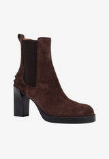 Tod's 90 Suede Leather Ankle Boots Brown XXW79L0JL30RE0S808_Brown_70013993