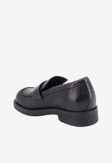 MM6 Maison Margiela Logo Leather Loafers Black SH1WR0006P7431T8013_BLACK_70014520