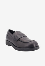 MM6 Maison Margiela Logo Leather Loafers Black SH1WR0006P7431T8013_BLACK_70014520