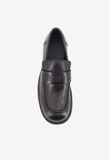 MM6 Maison Margiela Logo Leather Loafers Black SH1WR0006P7431T8013_BLACK_70014520