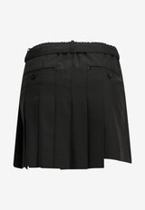 Sacai Formal Wool-Blend Skorts Black 26-08573001_80e1a1f8-e0b5-4208-8224-e84252a97b9d