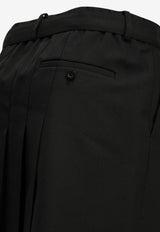 Sacai Formal Wool-Blend Skorts Black 26-08573001_80e1a1f8-e0b5-4208-8224-e84252a97b9d