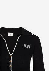 Knit Polo Sweater