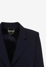 Single-Breasted Buttoned Blazer