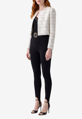 Self-Portrait Belted Stirrup Leggings Black AW26-174P--B