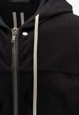 Rick Owens Zip-Up Hooded Sweatshirt Black RU02F4241BA09_BLACK_70217394