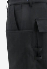 Rick Owens Stefan Wide-Leg Cargo Wool Pants Black RU02F4346WGP09_BLACK_70217395