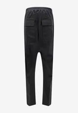 Rick Owens Elastic Waistband Straight-Leg Pants Black RU02F4380TE09_BLACK_70217399