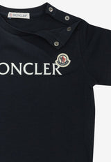 Moncler Kids Baby Boys Logo Print T-shirt Blue 8C00008-B89AUM778_f95eb5b2-d9b3-49bc-b8fe-fb1b5f37b34e