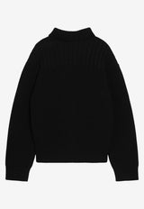 Dries Van Noten Waffle-Knit Wool Cardigan Black 0212214707/T_DRVNO-900