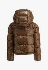 Moncler Kids Boys New Andro Glossy Puffer Jacket Brown NEW ANDRO1A00003-597EU253_7f6e5973-02d4-43ce-a7e6-a8df31937c33
