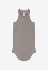Rick Owens Tower Silk-Blend Tank Top Gray RP02F5101RC34_DUST_70217407