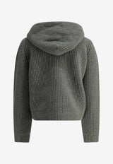 Moncler Kids Girls Classic Knit Sweater Gray 9B00014-M4281988_b67ac685-2844-48d9-bb9c-7e6b372f363b