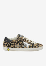 Golden Goose Kids Boys Super-Star Leopard Print Sneakers Brown GYF00101F00802555731_721f778a-93ac-44dc-bbdc-d901f25c6293