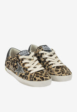Golden Goose Kids Boys Super-Star Leopard Print Sneakers Brown GYF00101F00802555731_721f778a-93ac-44dc-bbdc-d901f25c6293