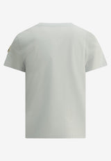 Moncler Kids Boys Embroidered T-shirt Light Blue 8C00018-89AT990J_8f950d51-38f4-4605-812a-83952993b9ff