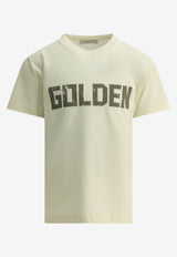 Golden Goose Kids Boys Distressed Golden T-shirt White GKP02441P00268811560_9781230e-17ac-421f-a949-fc6a4f60e729
