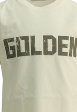 Golden Goose Kids Boys Distressed Golden T-shirt White GKP02441P00268811560_9781230e-17ac-421f-a949-fc6a4f60e729
