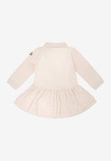 Moncler Kids Babies Polo Ruffled Dress Pink 8I00003-8496F529_953ed1a1-f5c6-47d6-b16f-31d1b4911def