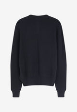 Rick Owens Crewneck Wool Sweater Black RU02F4615KWVH09_BLACK_70376497
